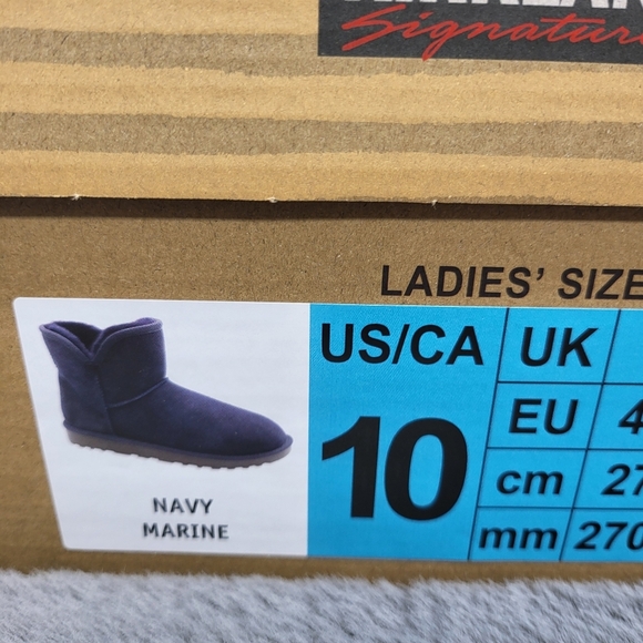 New Kirkland Signature Ladies' Shearling Scalloped Boot Size 10 - Picture 7 of 7